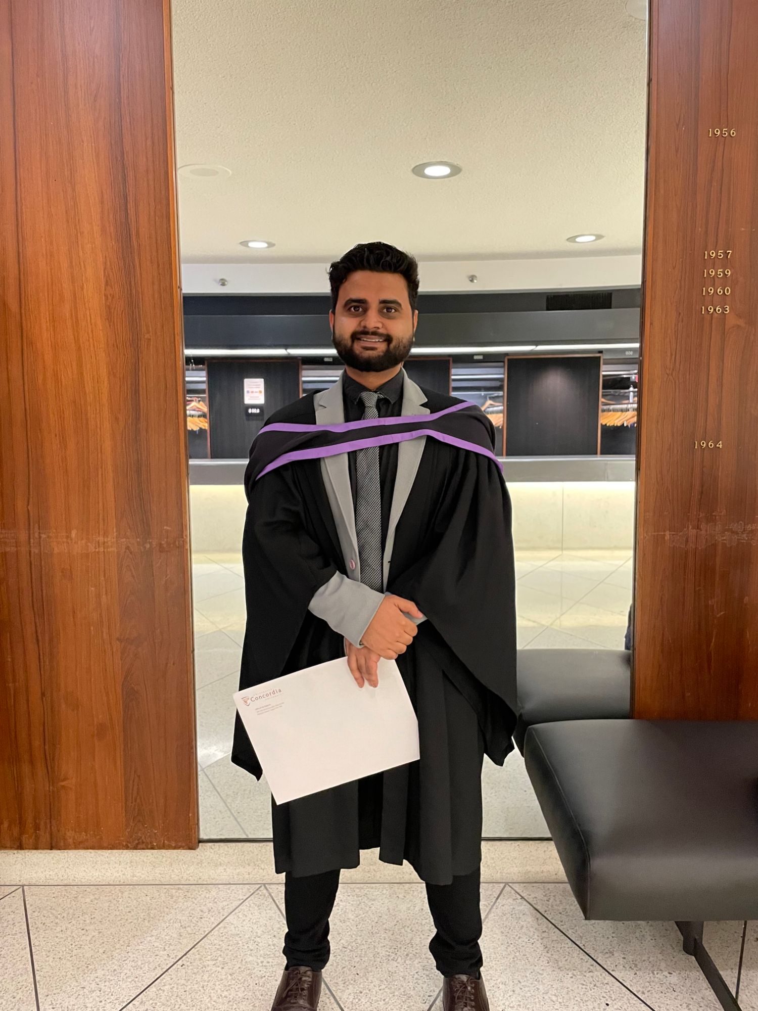 Graduation portrait, Concordia MBA